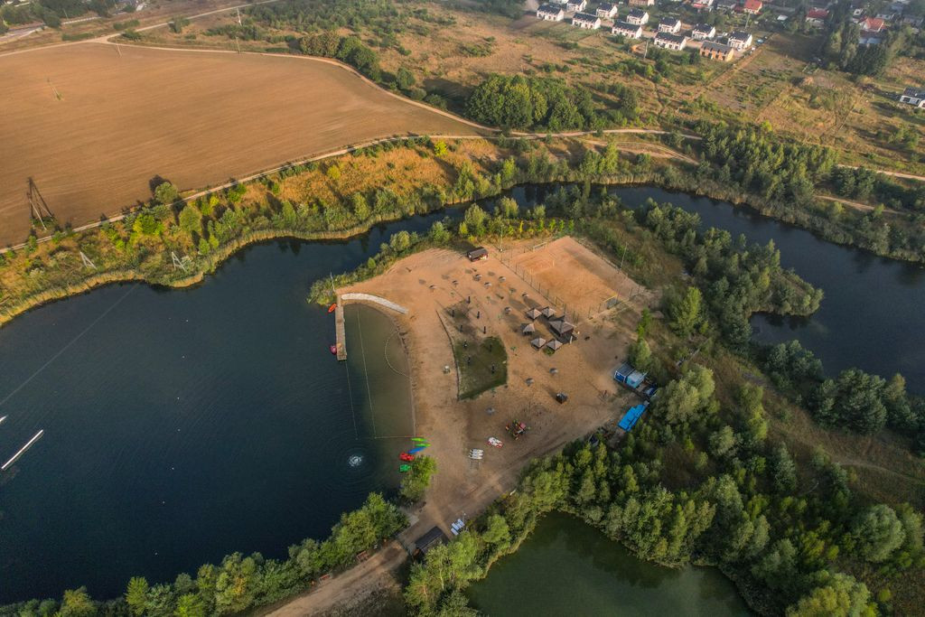 Jezioro Domowe Duże i rekreacja na świeżym powietrzu